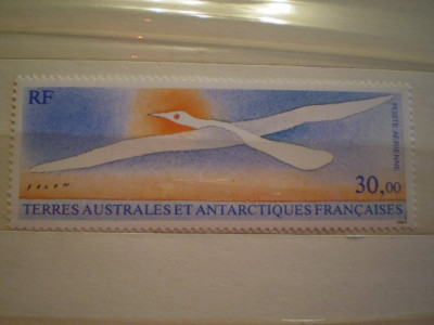 Timbru nestampilat Terres Australes et Antarctiques Francaise - 1buc - 1990 - Posta aeriana. foto