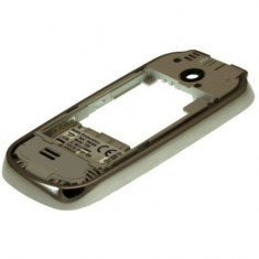 Carcasa rama fata mijloc miez corp sasiu Nokia 7230 Argintiu Silver Originala Noua Sigilata foto