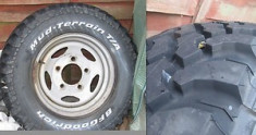 anvelopa bfgood rich mud terrain 33x12.5x15 cu tot cu janta sin aliaj second-hand foto