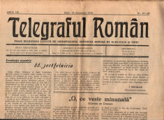 Ziarul TELEGRAFUL ROMAN - nr. 47-48 15 decembrie 1974 foto