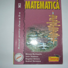 Matematica Manual clas a X-A M2 Mircea Becheanu,Rf3/2