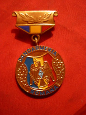 Medalie 100 Ani Jandarmeria Romana 1993 foto
