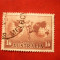 Timbru 1 Shilling si 6 pence brun Australia 1937 , stampilat
