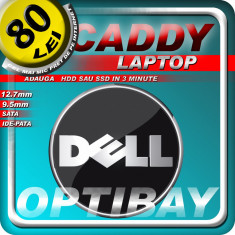 ADAPTOR Hard Disk HDD / SSD CADDY Dell XPS 15 (L501X, L502X),XPS 17 (L702X,L701X) instaleaza al doilea hard sau SSD foto