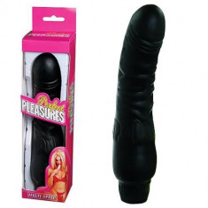 Placere Perfecta vibrator negru, 21cm foto