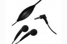 CASTI ALCATEL One Touch IDOL SAN REMO HANDSFREE ORIGINALE NOI CULOARE NEAGRA MUFA JACK 3.5MM Model CCA30B4000C0 foto