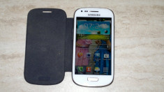 Samsung Galaxy S3 mini I8190, 8GB cu husa si card suplimentar 8GB foto