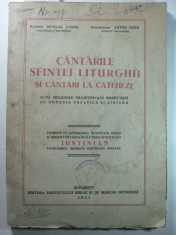 CANTARILE SFINTEI LITURGHII SI CANTARI LA CATEHEZE - BUCURESTI 1951 foto