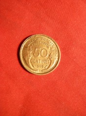 Moneda 50 Cent. Franta 1939 ,bronz , cal.apr.NC