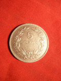 Moneda 5 Drahme 1930 Grecia ,Ni ,cal.F.Buna ,luciu batere, Europa