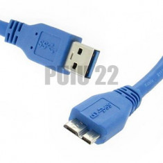 Cablu adaptor USB A 3.0 tata-micro USB 3.0 tata, lungime 30cm.-7898 foto