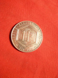 Moneda Comemorativa 1 Fr. Ch.de Gaulle, Franta 1988 Ni ,cal.NC