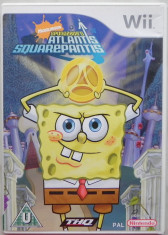 Wii SPONGEBOB&amp;#039;S ATLANTIS SQUAREPANTIS Nintendo joc Wii original PAL foto