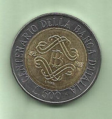 ITALIA 500 LIRE 1993 moneda foto