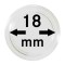 Capsule pentru monede - 10 buc. in cutie - dimensiune intrare 18 mm