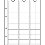 NUMIS 17 PVC file rezerva pentru monede / 5 buc./ - 17 mm