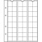 NUMIS 17 PVC file rezerva pentru monede / 5 buc./ - 17 mm