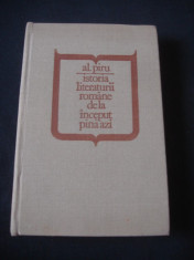 AL. PIRU - ISTORIA LITERATURII ROMANE DE LA INCEPUT PINA AZI {1981} foto