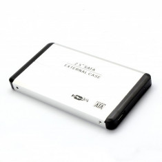 CARCASA RACK HARD / CARCASA CU USB DIN Metal (aluminium) HDD 2.5&amp;quot; DE LAPTOP INTERFATA SATA foto