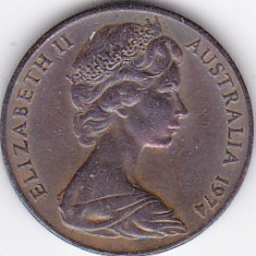 Moneda Australia 2 Centi 1974 - KM#63 aUNC