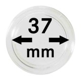 Capsule pentru monede 37 mm dimensiune intrare - 10 buc. in cutie