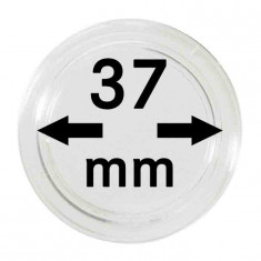 Capsule pentru monede 37 mm dimensiune intrare - 10 buc. in cutie