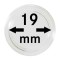 Capsule pentru monede - 10 buc. in cutie - dimensiune intrare 19 mm