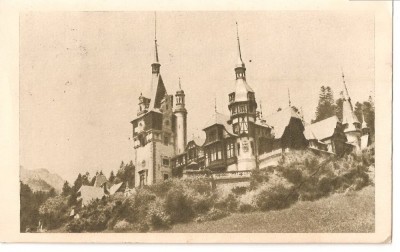 CPI (B2972) SINAIA. CASTELUL PELES, CIRCULATA, 1958, STAMPILE, TIMBRU IMPRIMAT foto