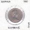 Moneda Australia 10 Centi 1980 - KM#65 VF