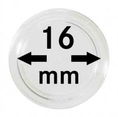 Lindner cutie /x 10buc./ pvc capsule pentru monede - 16 mm dimensiune intrare foto