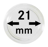 Capsule pentru monede - 10 buc. in cutie dimensiune intrare - 21 mm