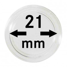 Capsule pentru monede - 10 buc. in cutie dimensiune intrare - 21 mm