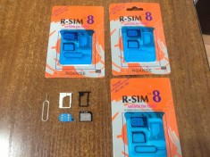 Sim Decodare unlock orice retea, iOS 7 compatibil , Gevey RSim 8 R-Sim 8 Original pentru iPhone 5 orice model foto