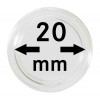 Capsule pentru monede - 10 buc. in cutie - 20 mm dimesiune intrare