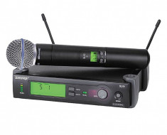 CEL MAI BUN MICROFON WIRELESS-SHURE sm 58 ,CU RECEIVER SLX4 UHF,PRET OKAZIE! foto