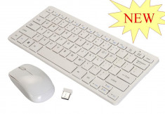 SUPER KIT TASTATURA WIRELESS + MOUSE WIRELESS TIP APPLE,2.4GHZ.PROMOTIE! foto