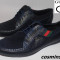 Pantofi Casual GUCCI - 100% Piele Naturala - Negru / Bleumarin / Maro !!!