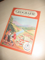 GEOGRAFIE PENTRU CLASA A III-A // MANUAL PERIOADA COMUNISTA //1989 foto