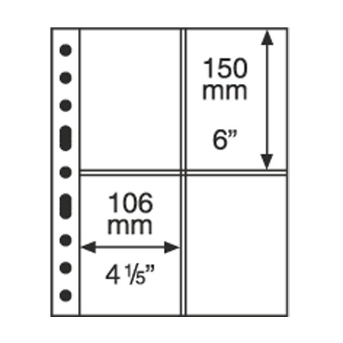 Grande 2 CT PVC foi , format A4 pentru ilustrate - 5 buc.