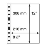 Grande PVC foi - 1C /5 buc./ pentru documente, ilustrate , bancnote, form. A 4