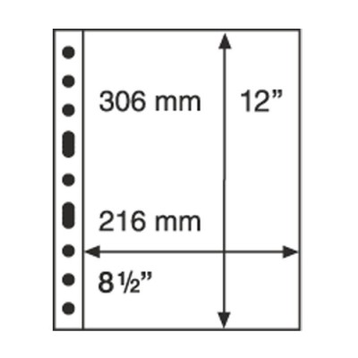 Grande PVC foi - 1C /5 buc./ pentru documente, ilustrate , bancnote, form. A 4 foto