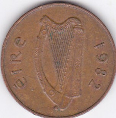 Moneda Irlanda 2 Pence 1982 - KM#21 VF foto