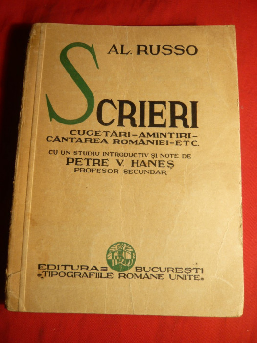 Alecu Russo - Scrieri - Ed. 1934