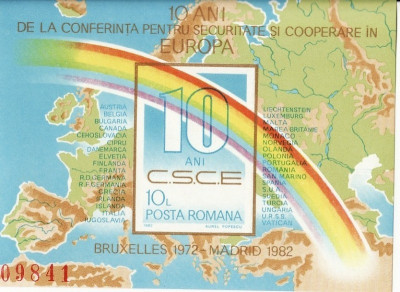 LP 1060- 10 ani de la Conferinta pentru Securitate si Cooperare in Europa foto