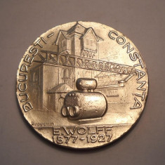 Medalie E Wolff Bucuresti Constanta 1927