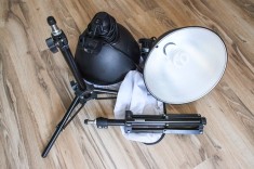 Lampi cu lumina continua, lumini studio, blitz foto produs foto