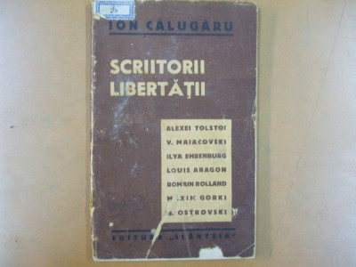 Ion Calugaru Scriitorii libertatii Bucuresti 1945 foto