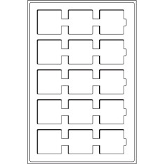 Leuchtturm coli de rezerva 15x ( 50x50mm) / 2buc. un ambalaj