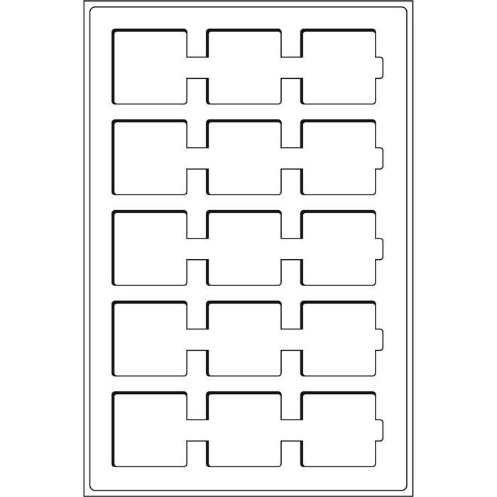 Leuchtturm coli de rezerva 15x ( 50x50mm) / 2buc. un ambalaj