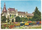 carte postala(ilustrata)-ORADEA-Biblioteca judeteana